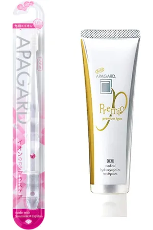 APAGARD Premio Toothpaste - 53g (1ea) + - Crystal Toothbrush - 1pc - Random Color (1ea) Set