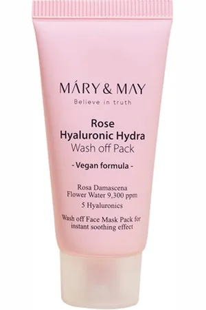 Mary&May Rose Hyaluronic Hydra Wash Off Pack - 30g