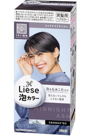 Kao Liese Creamy Bubble Color (Japan Version) - 1 caja - Midnight Ash
