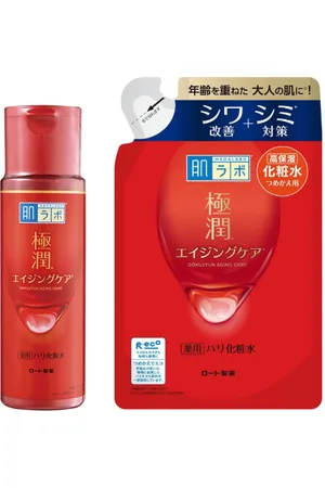 Rohto Mentholatum Hada Labo - Gokujyun Alpha Lotion & Refill Set