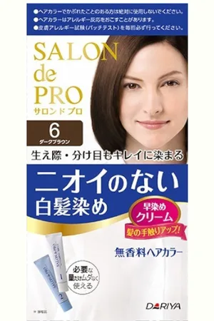 DARIYA Salon De Pro - Hair Color Cream - 1box - 6 Dark brown