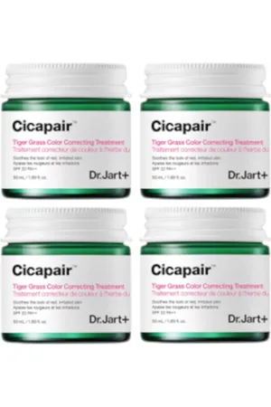 Dr Jart+ Cicapair Tiger Grass Color Correcting Treatment SPF22 PA++ (renewal version) - 50ml - (4ea) Set