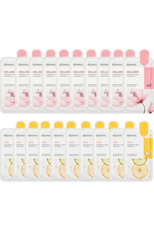 Mediheal Collagen Essential Mask - 10pcs + Vita Essential Mask - 10pcs Set