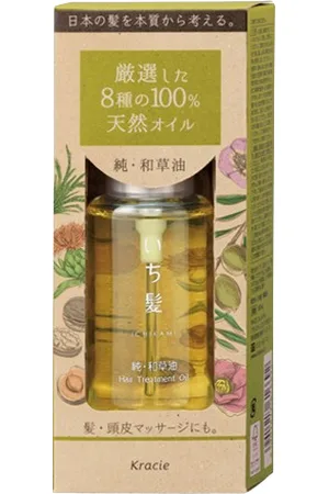 Kracie Ichikami Pure Japanese Herb Hair Treatment Oil - 60ml