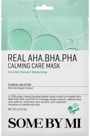 SOME BY MI [Oferta] - Real AHA-BHA-PHA Calming Care Mask - 1pieza