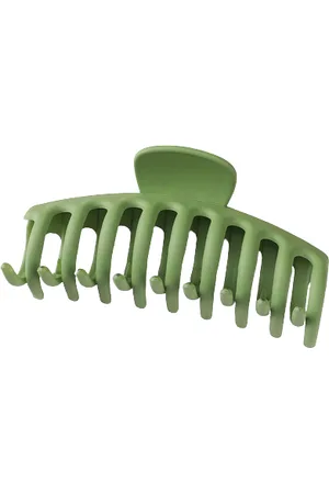 MsBlossom Plain Hair Claw - 1pieza - Green