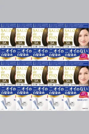 DARIYA Salon De Pro - Hair Color Cream - 1box - 5A Deep Assy (10ea) Set