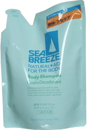 Shiseido Sea Breeze Medicinal Deodorant Body Shampoo Refill - 400ml