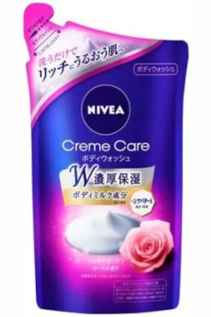 NIVEA Japan Cream Care Body Wash French Garden Rose Refill - 360ml