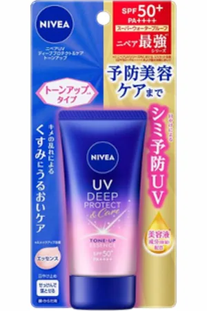 NIVEA Japan UV Deep Protect & Care Tone Up Essence SPF50+ PA++++ - 50g