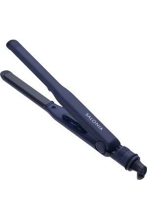 SALONIA Hair Straightener (100V - 240V) - 1pc - 15mm Navy SL-004SNV