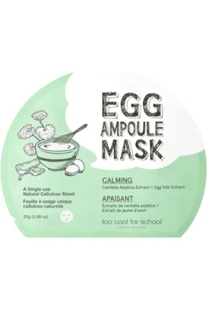 Too Cool for School - Egg Cream Mask (Calming) - 1pc - 1pieza