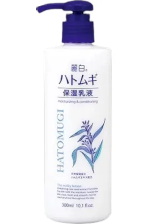 KUMANO COSME Reihaku Hatomugi Moisturizing & Conditioning Milky Lotion - 300ml