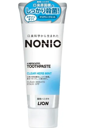 Lion Nonio Toothpaste - 130g - Clear Herb Mint