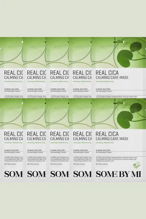 SOME BY MI Real Cica Calming Care Mask - 10piezas