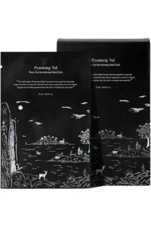 Pyunkang Yul Black Tea Revitalizing Mask Pack - 10piezas