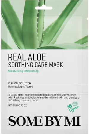 SOME BY MI Real Aloe Soothing Care Mask - 1pieza
