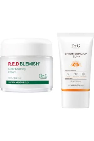 Dr.G R.E.D Blemish Clear Soothing Cream - 70ML - 70ml - White (1ea) + Brightening Up Sun+ SPF50+ PA+++ - 50ml (1ea) set