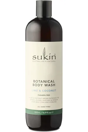 Sukin Lime & Coconut Scent Botanical Body Wash - 500ml