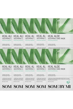SOME BY MI [Oferta] - Real Aloe Soothing Care Mask - 10piezas