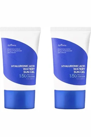 Isntree Hyaluronic Acid Watery Sun Gel SPF50+ PA++++ - 50ml*2ea