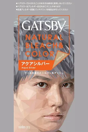 Mandom Gatsby Natural Bleach & Colour - 1pc - Aqua Silver
