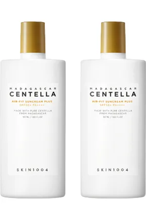 SKIN1004 Madagascar Centella Air-Fit Suncream Plus SPF50+ PA++++ - 50ml (2ea) Set