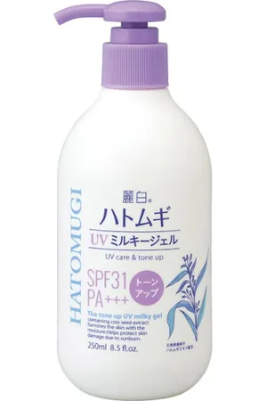 KUMANO COSME Reihaku Hatomugi UV Care & Tone Up The Tone Up UV Milky Gel SPF31 PA+++ - 250g