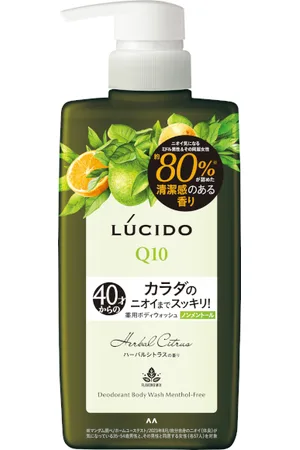 Mandom Lucido Q10 Deodorant Body Wash - 450ml - Herbal Citrus