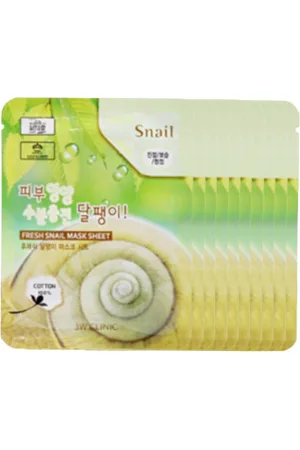 3W Clinic Fresh Snail Mask Sheet - 10pcs Set