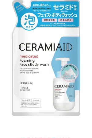 Kose Ceramiaid Medicated Foaming Face & Body Wash (refill) - 380ml