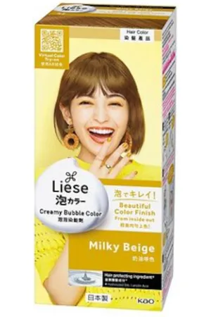 Kao Liese Creamy Bubble Color - 1 Box - Milky