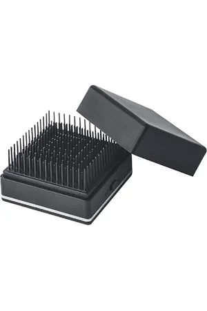 SALONIA Square ION Brush (100V-240V) SL-014BK - 1pieza - Black