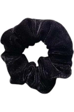 MsBlossom Velvet Hair Tie - 1pieza - Negro