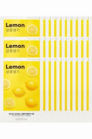 Missha Airy Fit Sheet Mask - Lemon - 1pc (30ea) Set