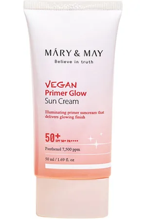 Mary&May Vegan Primer Glow Sun Cream SPF50+ PA++++ - 50ml