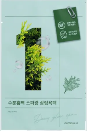 numbuzin No.1 Dewy Glow Spa Sheet Mask - 1pieza