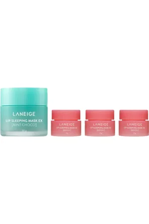 LANEIGE Lip Sleeping Mask EX - 20g - Mint Choco (1ea) + Lip Sleeping Mask EX - 3g - Berry (3ea) Set