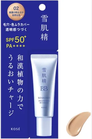 Kose Sekkisei Brightening BB Essence SPF50+ PA++++ - 30g - 02 Normal Brightness Natural Skin
