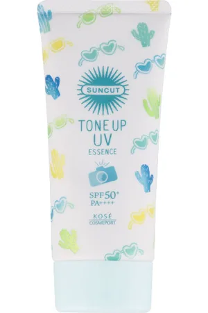 Kose Suncut Tone Up UV Essence SPF50+ PA++++ - 80g - Mint Green