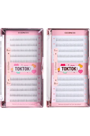 CORINGCO Toktok-Hara Filter Eyelash (Under Lash) - 200piezas - 7-8mm