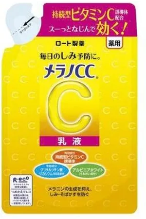 Rohto Mentholatum Melano CC Medicated Whitening Lotion for Spots Refill - 120ml