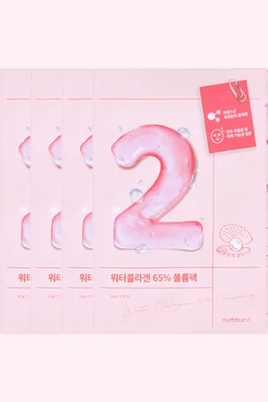 numbuzin No.2 Water Collagen 65% Voluming Sheet Mask - 33g*4ea