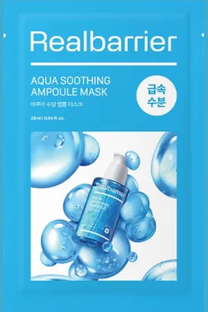 Real Barrier Aqua Soothing Ampoule Mask (New) - 1pieza