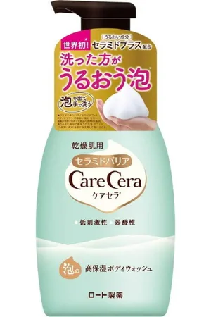 Rohto Mentholatum Care Cera Foam High Moisturizing Body Wash - 450ml