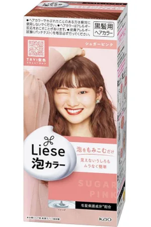 Kao Liese Creamy Bubble Color (Japan Version) - 1 caja - Sugar Pink