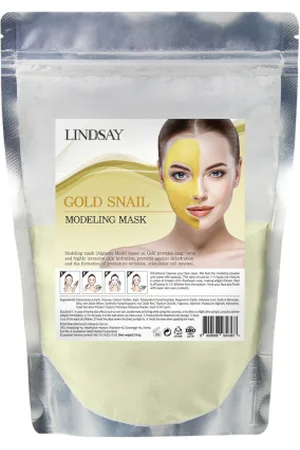 LINDSAY Gold Snail Modeling Mask (Zipper) - 240g