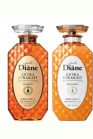 Naturelab Moist Diane Perfect Beauty Extra Straight Shampoo & Treatment Set - 450ml + 450ml