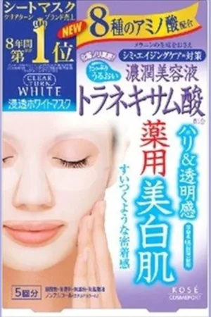 Kose Clear Turn Tranexamic Acid White Mask - 5 hojas
