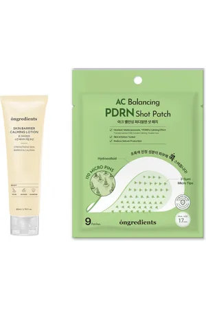 ongredients Skin Barrier Calming Lotion - 80ml + AC Balancing PDRN Shot Patch - 9patches Set